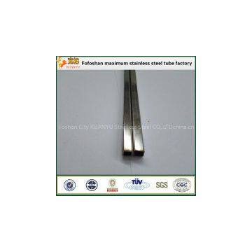 thin wall sus304 stainless steel square tubing with 600 grit polish