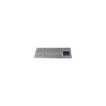 Stainless Steel Kiosk Keyboard IP65 With Ruggedized Touchpad