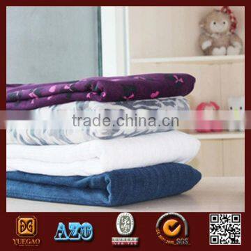 polyester microfiber polar fleece airline blanket