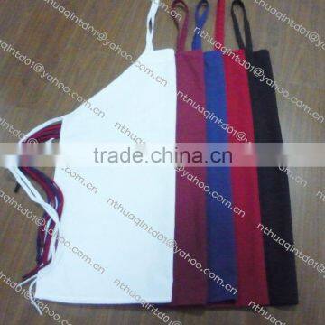 Bib Arpon 100% spun polyester Bib aprons for hotel and restaurant