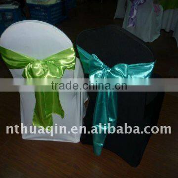 Chair satin sash and chair decoration tie for wedding