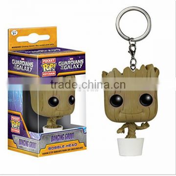 2017 Hot selling Pocket POP keychains, Dancing Groot Pocket keychain wholesale