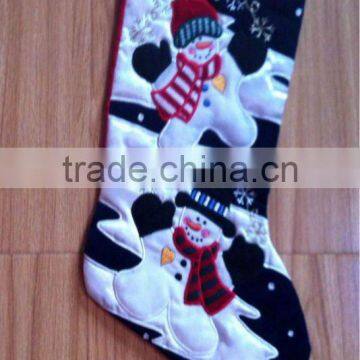 2014 polar fleece Christmas socks with santa heads