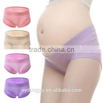 4 color low waist cotton briefs panties/ bli dotted pregant women Maternity cotton panties underwear/ top quality panties