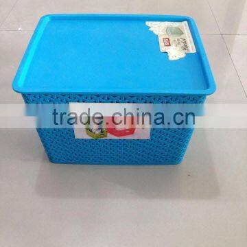 Colorfur plastic storage container box with lid