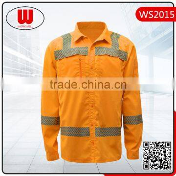 hot sale hi vis reflective casual shirt