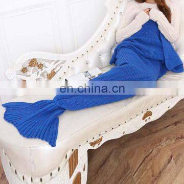 Wholesale factory price leisure mermaid tail blanket for girl women