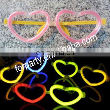 GEG-021S Heart shape glow glasses eyeglasses