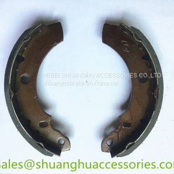 Brake shoes for BAJAJ CNG Tricycle,Q195 steel,ISO9001:2008