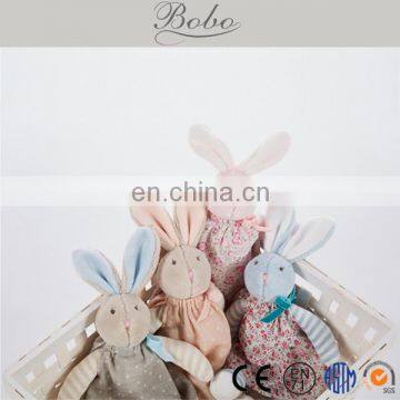 Cute baby favor long ear plush stuffed rabbit toy