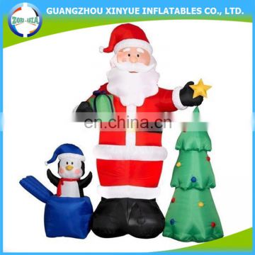 New design hot selling snowman and santa claus inflatable