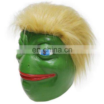 Hot selling meme trump latex frog comic mask