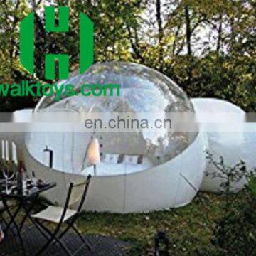 Pomotion!! inflatable transparent tent,bubble tent for event,camping inflatable clear multi-room tent