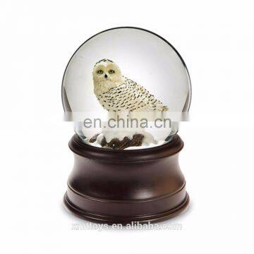 customized night owl snow globe