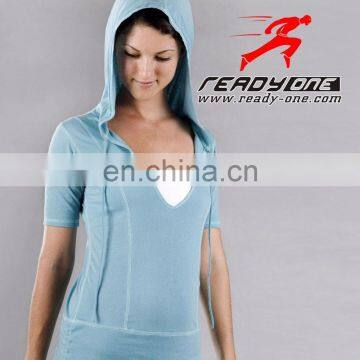 cheap wholesale custom 3d print oversized black hoodies , fleece pullover no hood women gym