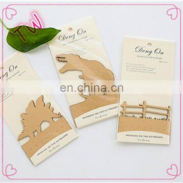 Wholesale Items Fashion Designer Customed Novelty Animal Shapes Paper Leaf Shaped Sticky Notes Stationery From China photo-2