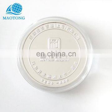Professional cheap custom high quality pure silver business souvenir coins chinese makers