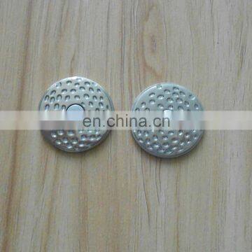 silver plated iron metal golf ball marker