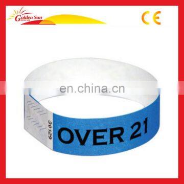 16 Year Manufacture Experience Barcode Inkjet Printing Tyvek Wristband