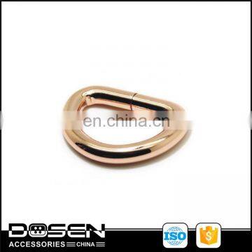 D light gold shiny buckle