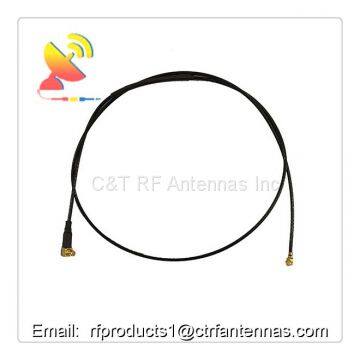 MMCX to U.FL connector antenna extender RF coaxial cable assembly with RG 137 cable 300mm
