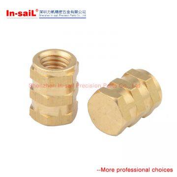 In-saiL Thread inserts for plastic,blind threaded inserts molded -in