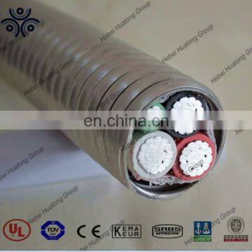 XLPE Insulated Aluminum Alloy Armoured Type MC Wire Power Cable cabo de alimentacao cable de alimentacion