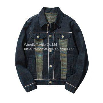 Quality Workmanship Denim Jacket Men Heavy Selvedge Denim Jacket Supplier