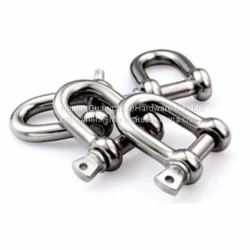 HKS370 Heavy Duty Anchor European Type Stainless Steel Screw Pin Joining Lifting Dee Ring Shackle