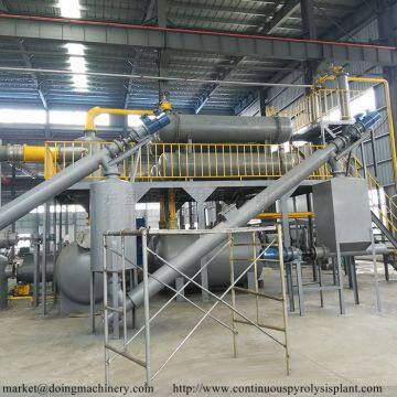 High environmental protection continuous plastic pyrolysis plant with CE ISO