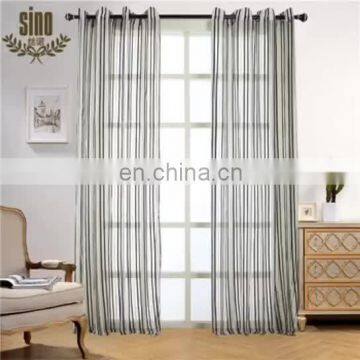 Home Decorative italian style stripe voile curtain