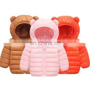 2018 Kids Clothes Outer Long Sleeve Solid Color Fall Winter Keep Warm Baby Girl Boy Coat