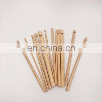 Knitting Tool Single Head Bamboo Crochet Hook for Crochet photo-2