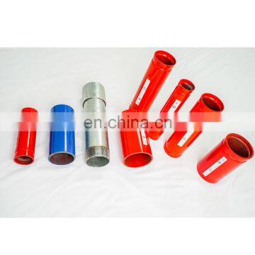 10" Galvanized Red Epoxy Welded Steel Pipe Thread End ASTM A795 SCH 40 photo-4
