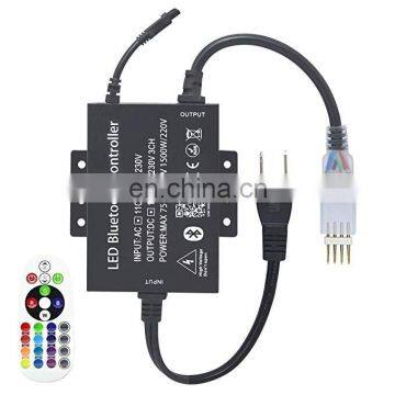 High Voltage 110V 220V RGB 5050 Led Strips Lights With Remote Controller photo-4