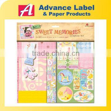 DIY Craft Set Sweet Memories Baby Boy Girl Scrapbook Kit