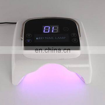 2020 new style holographic color uv led nail lamps lights 60 watt nail polish gel dryer uv lamp 60w