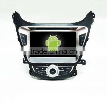 Quad core!car dvd with mirror link/DVR/TPMS/OBD2 for 8 inch touch screen quad core 4.4 Android system HYUNDAI ELANTRA 2014