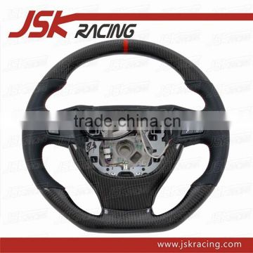 CARBON FIBER STEERING WHEEL FOR BMW 5 SERIES F10 F18 (WRAPPED CARBON) (JSK082024)