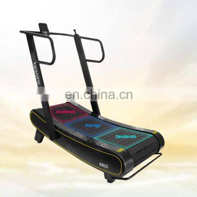 non-motorized self-generated manual curved  treadmill  home use Exercise home treadmill running  machine running  machine