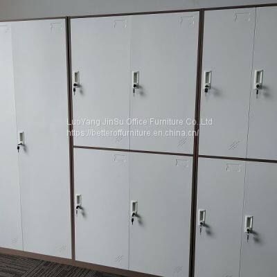 Full height 6 doors metal locker storage clothes wardrobe cabinet H1850XW900XD400mm