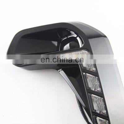 Led DRL Daytime Running Lights Turn Signal Amber Turn Signal Driving Fog Lamp for Toyota Hilux Accessories Revo Rocco 20-21 photo-4