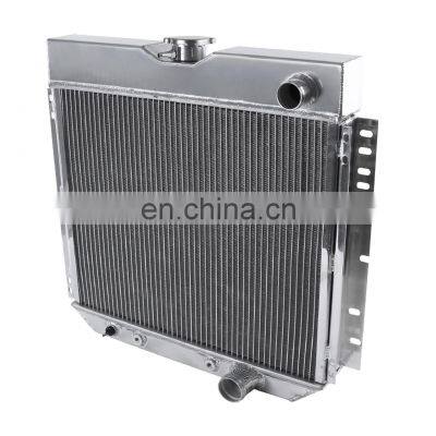 1963-1970 FRD Mu-stang/Fair-lane/Fal-con/Gala-xie/To-rino Mer-cury Co-ugar V8 Aluminum 3-Row Performance Radiator