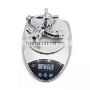 3 Way Double Spout Handle Washing Machine Faucet With Dual Handle photo-3