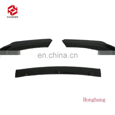 Honghang Auto Parts PP Material Black/Carbon Fiber Color Universal Front Lip For All Cars