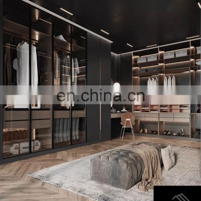 Luxury walk in closet bedroom furniture wardrobes free design