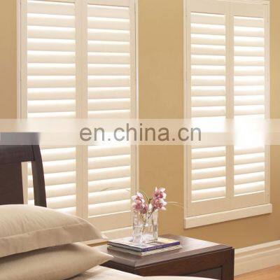 High Quality Aluminium double glass window shutters interior