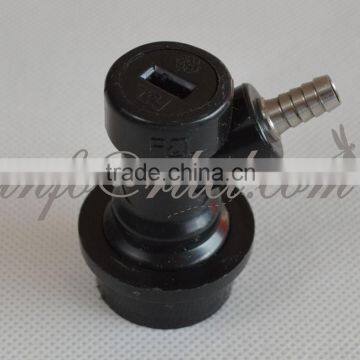 Keg Ball Lock Quick Disconnect Gas Valve with 1/4" Barb fitting for Beer or Soda Homebrewing