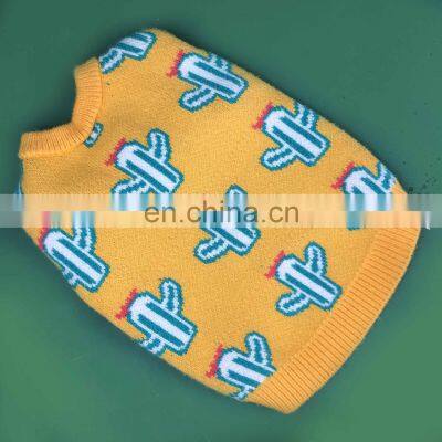 Low MOQ 2022 Manufactures Supplier Customize Knitted Cat Dress Branded Winter Luxury Designer Christmas Pet Clothes photo-4