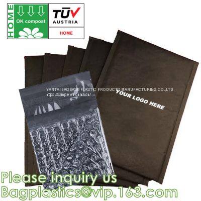 Rainbow Holographic Cosmetic Laser Slider Ziplockk Esd Bubble Bag Bubble Packaging Wrap Cosmetic Pouch Slider Bubble Bag photo-3